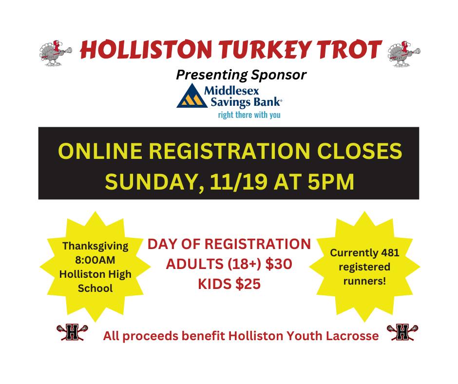 2023 Holliston Turkey Trot!